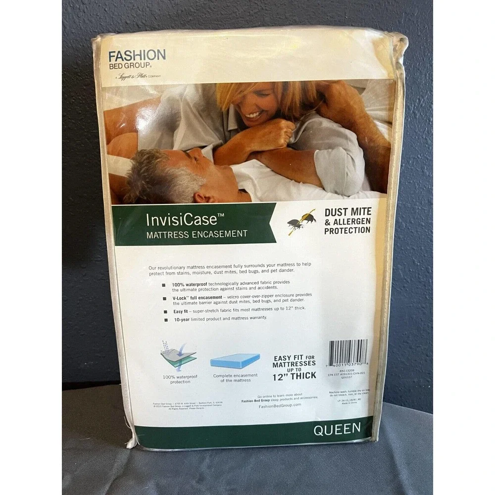 Fashion Bed Group Queen InvisiCase/Dust Mite & Allergen Protection